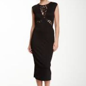 Pink Martini Collection Black fitted dress